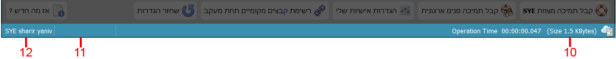 שורת המצ, גראף התקדמות ומספר גרסת התוכנה