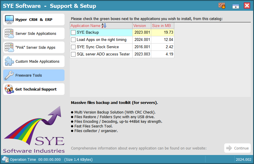 יישום ההתקנה והתמיכה - ישומים להורדה חינם